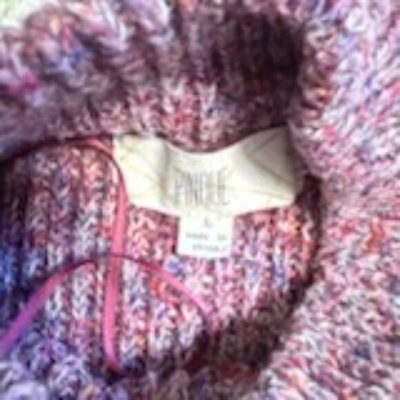 Pinque brand pink knit mock neck sweater. Size Small. - Picture 6 of 12